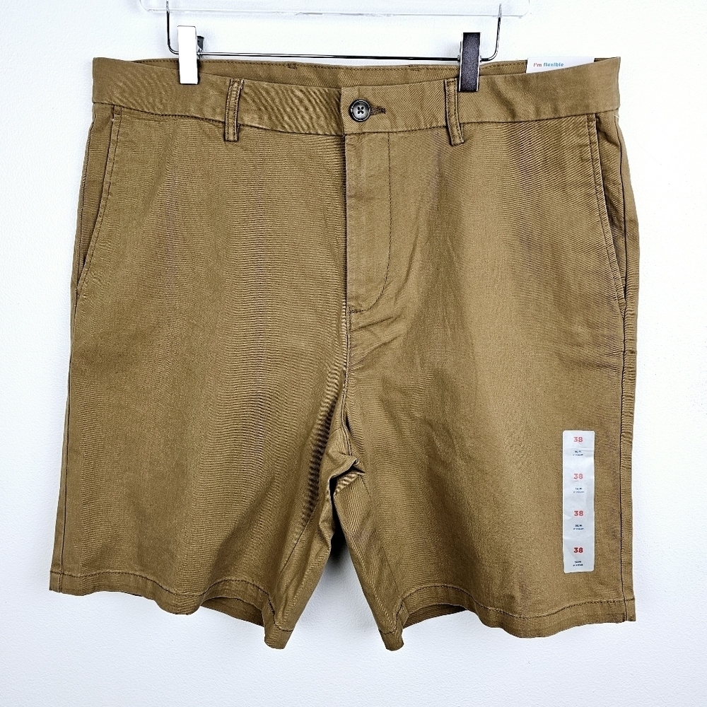 Old Navy #549103 Dark Tan Khaki Shorts NWT